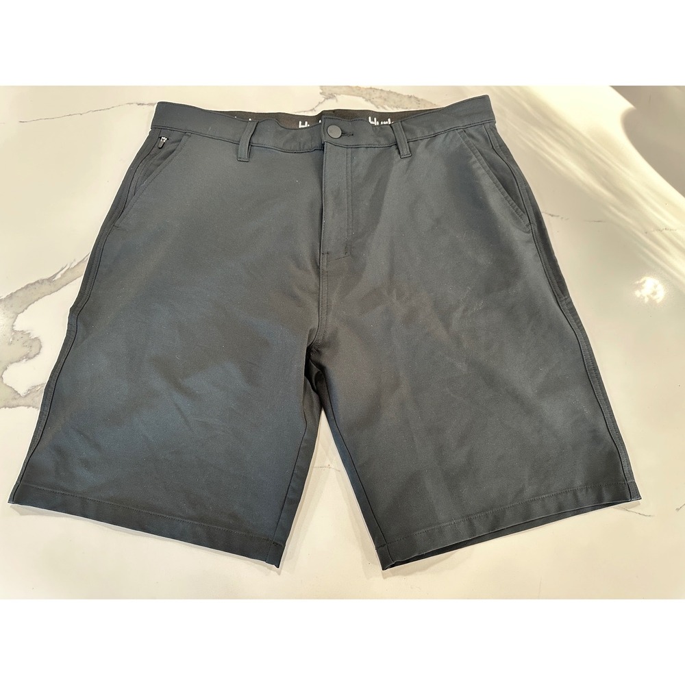 Hurley Mens Dri-FIT Hybrid Walk Shorts Black Size 36‎